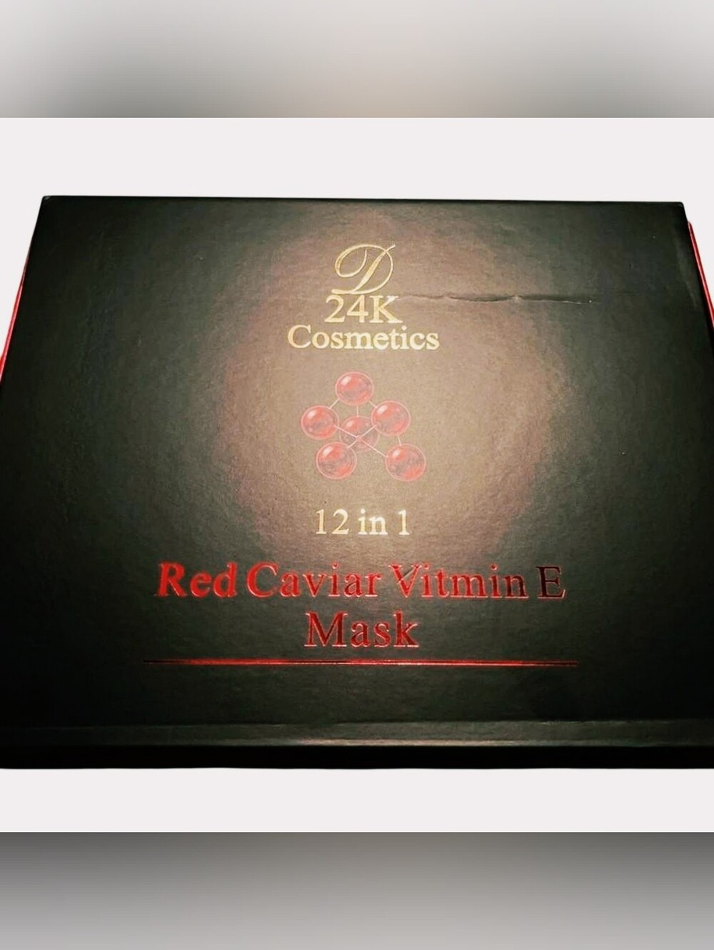 D24K Cosmetics Red Caviar Vitamin E 12 In 1 Masks - Red